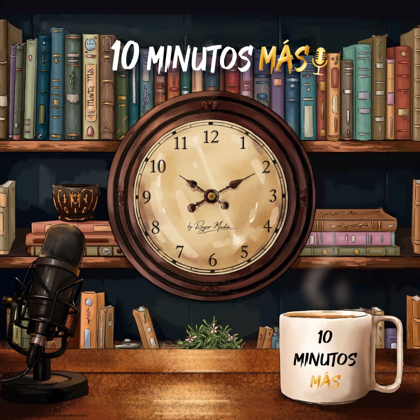 La biblioteca de 10 minutos más: libros, café, micrófono y un reloj que invita a quedarse