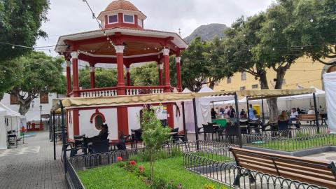 Fotografía de la feria de Los Silos publicada en la crónica de ACTE Canarias