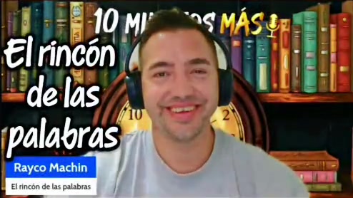 Fotograma del tráiler: El Rincón de las Palabras, con Rayco Machín